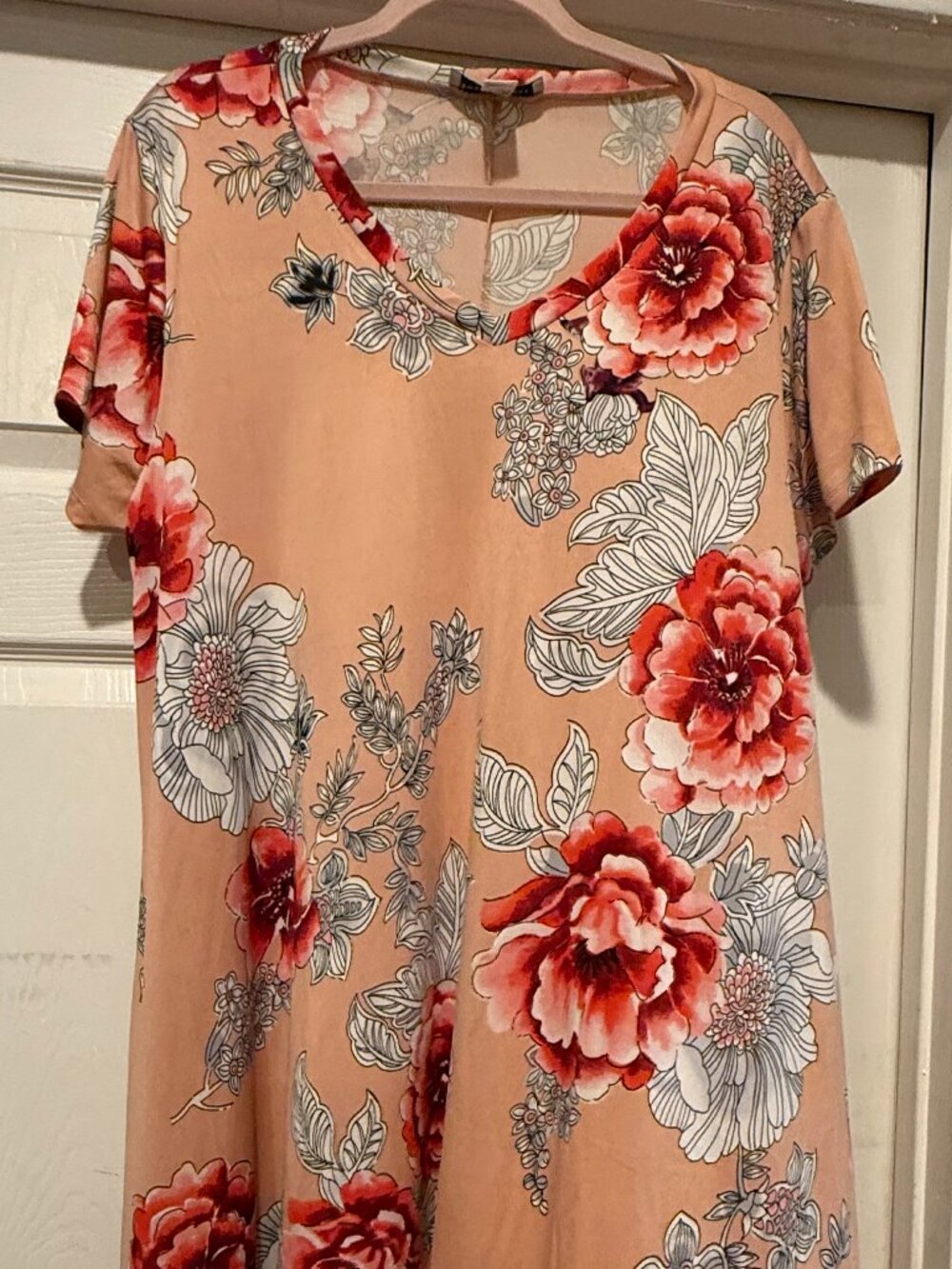 Sweet Lindsey Swing Dress Peach Sz 3X